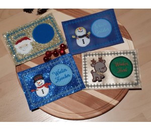 Stickserie - ITH Mug Rugs Winter